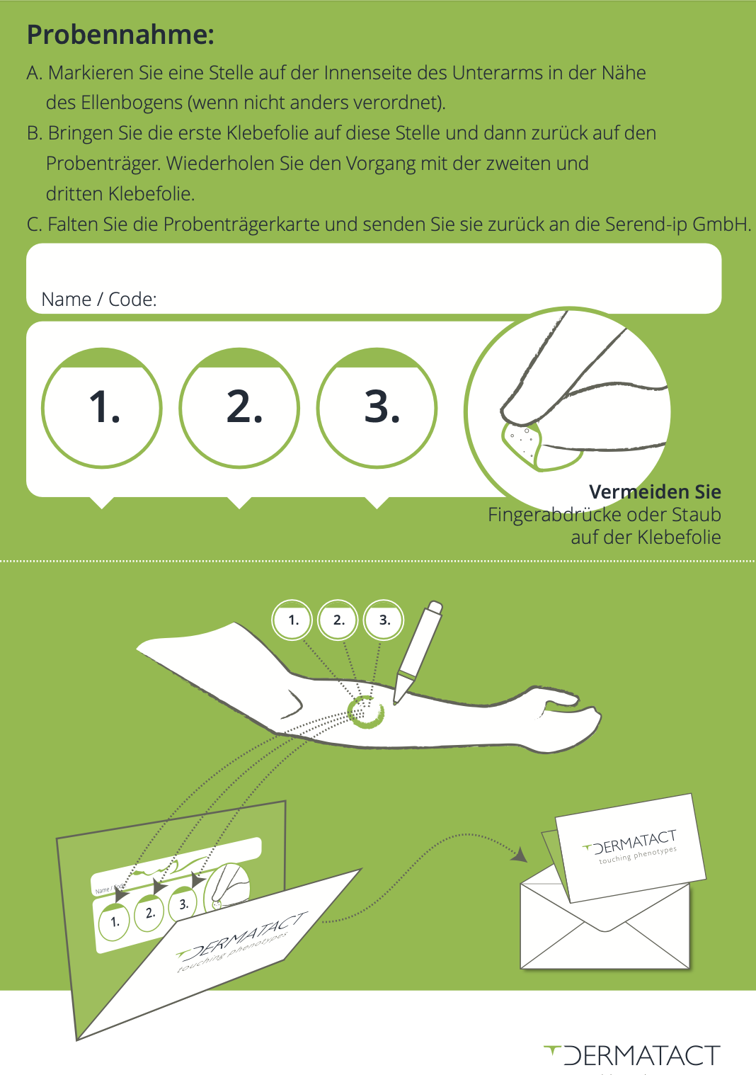 Dermatact Ablauf DE Dermatact Ablauf DE